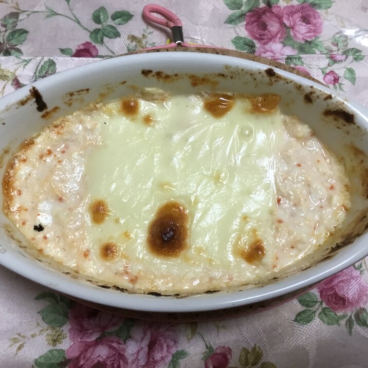 明太子豆腐チーズグラタン